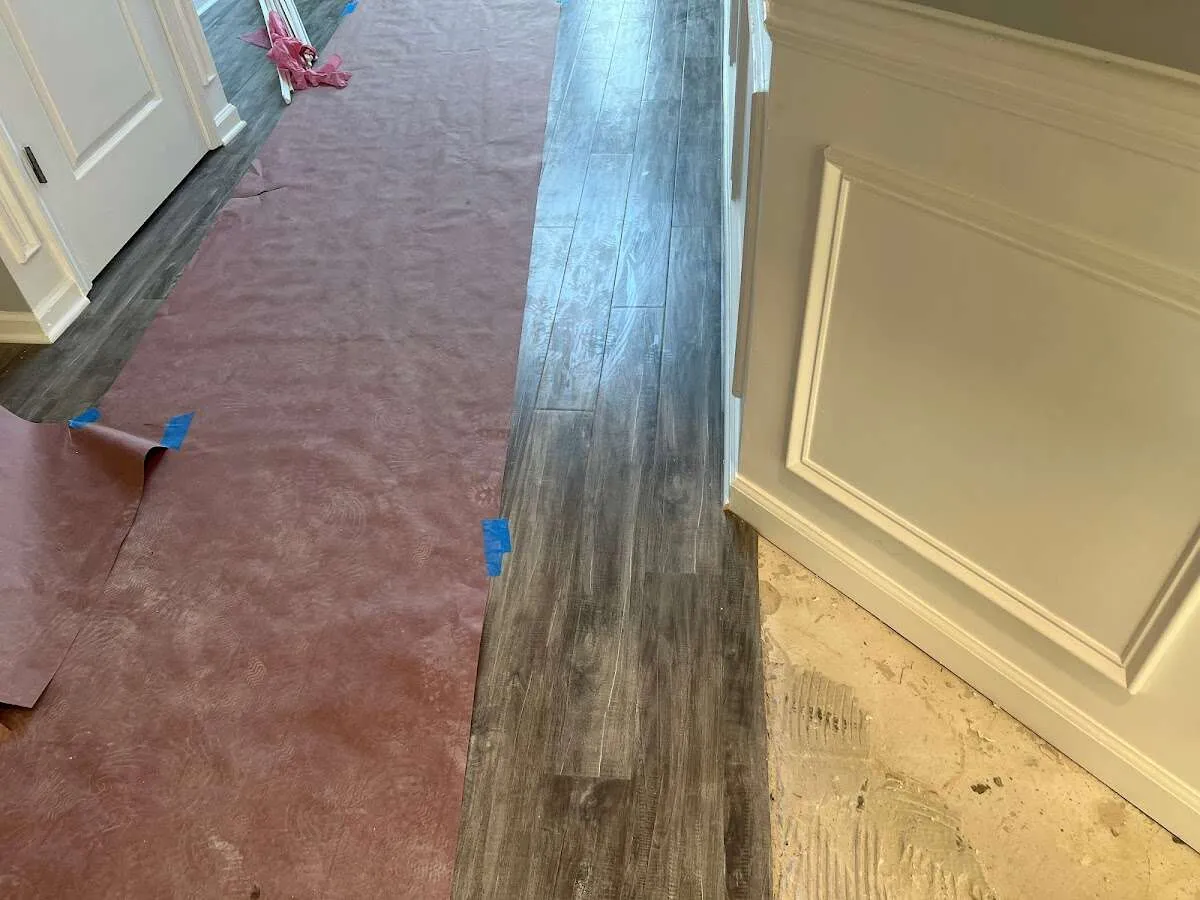 Completed marble shower restoration in Mayfair